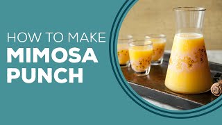 Mimosa Punch Recipe by Paula Deen  Blast from the Past [upl. by Roselin185]