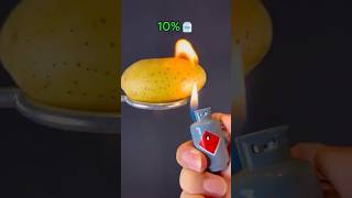 Interesting lighters vs Potato 😜lighter music satisfying phonk [upl. by Trace521]