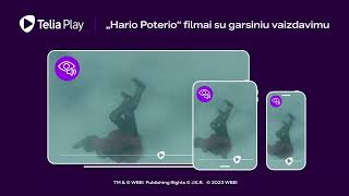 „Hario Poterio“ filmai su garsiniu vaizdavim tik per Telia Play [upl. by Asoj]