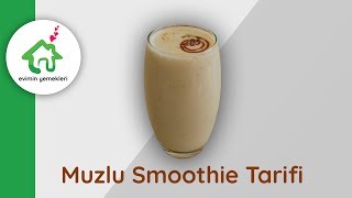 Muzlu smoothie tarifi  Muzlu Smoothie Nasıl Yapılır  Smoothie Tarifleri [upl. by Eidnas]