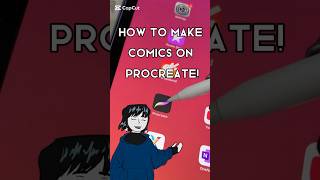 How to draw COMICS on PROCREATE ✍️howtodraw drawingtutorial comics manga procreate comicart [upl. by Nomla366]