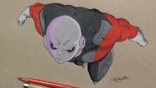 Drawing JIREN  Universe 11 Strongest Warrior  Dragon Ball Super  Art Forever [upl. by Atiuqehs545]