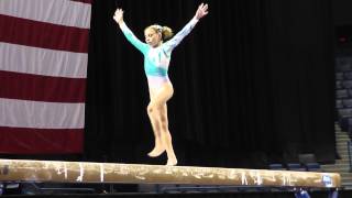 Sydney JohnsonScharpf  Balance Beam  2013 PampG Championships  Jr Women  Day 2 [upl. by Jael]