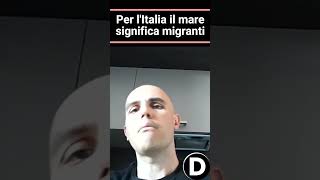 Per lItalia il mare significa migranti short italia migranti immigrazione [upl. by Anilegnave]