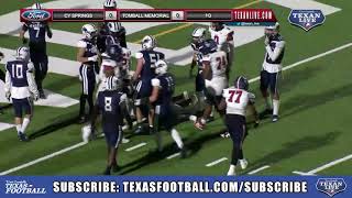 Tomball Memorial vs Cy Springs 2023 Bi District Highlights [upl. by Saltsman311]