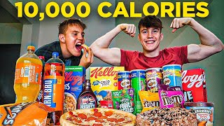 10000 Calorie Challenge VS My Little Brother [upl. by Aljan75]