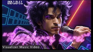 Prince  Raspberry Beret  Visualizer Music Video FX Sound Edit [upl. by Anitak]