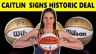 Caitlin Wilson Deal  Fever’s Caitlin Clark signs historic deal with Wilson [upl. by Sheply668]