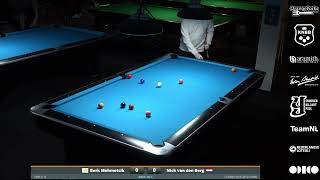 JUMBO NK Pool 2023  Kwalificatiewedstrijd 8ball  Berk Mehmetcik v Nick van den Berg [upl. by Idnir]