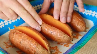 💯 You will not stop eating sweet potato if you cook it this way Easy dinner recipe » vegan [upl. by Sirapal]