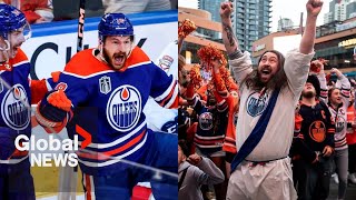 “We want the cup” Edmonton Oilers force winnertakeall Stanley Cup final with game 7 [upl. by Notnyw]