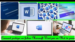 COMMENT PROTEGER UN DOCUMENT MICROSOFT WORD PAR UN MOT DE PASSE [upl. by Ravahs515]