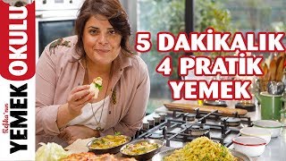 5 Dakikada Hazırlanan 4 Pratik Yemek Tarifi  Nohut ve Fasulyeyle Burritodan Zeytinyağlıya Kadar [upl. by Cos]