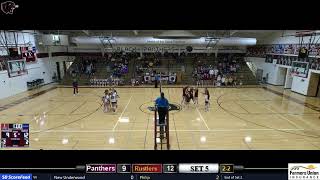 PlatteGeddes Black Panthers vs Ethan Rustlers VB [upl. by Yenahc]