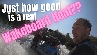 Wakeboard vs Direct Drive can we learn new wakeboard tricks [upl. by Ecnadnak539]