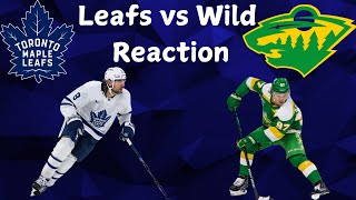 Leafs vs Wild Reaction [upl. by Orms548]