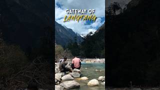 Gateway of langtang shorts travel hikking shortsfeed [upl. by Aluino]