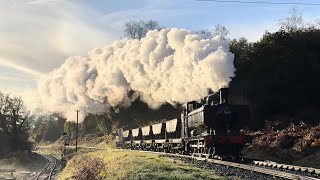 Pannier Tank 9681  Dean Forest Railway photo charter [upl. by Kaliski]