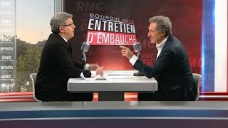 Vif échange entre Mélenchon et Bourdin sur la question vénézuélienne [upl. by Gasperoni]