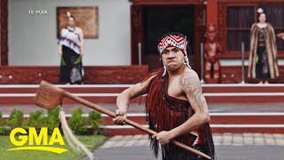 Robin Roberts learns about New Zealand’s Maori culture l GMA [upl. by Goren]