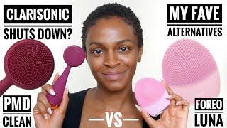 Foreo Luna vs PMD Clean Best Clarisonic Alternatives [upl. by Ellatsirhc]