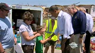 Obama on Joplin A national tragedy [upl. by Hgeilhsa]