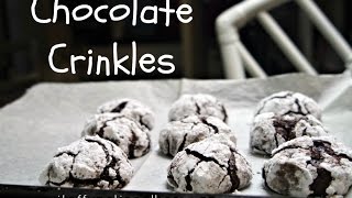 Chocolate Crinkles  Choco krinkles  Choco Crackle Top [upl. by Burdelle]