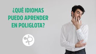 ¿Qué idiomas puedes aprender con Poliglota 🤔 [upl. by Narton]