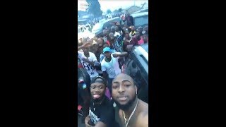 DAVIDO MOBBED BY FANS AS HE ARRIVES BAMAKO AIRPORT IN MALI [upl. by Aldrich]