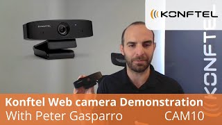 Konftel Web Camera Demonstration  Cam10 [upl. by Osgood]