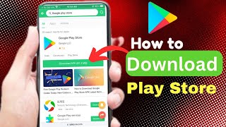 How to Download Google Play Store  Play store download kaise karen  Enable play store [upl. by Nefen]