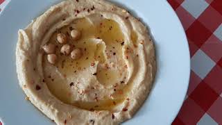 Hummus recipe without tahinihomemade easy hummus recipe by indo German recipes 😋 👌 [upl. by Annahsed940]