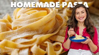 Easy Homemade Pasta Recipe  A StepbyStep Guide [upl. by Halford]