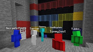 I Forced YouTubers To An Among Us Escape Room in Minecraft [upl. by Asiaj]