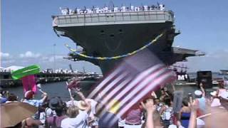 Homecoming USS Eisenhower [upl. by Rosalinda]