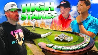 Intense High Stakes Golf Match Gets Heated [upl. by Ahsekyw]