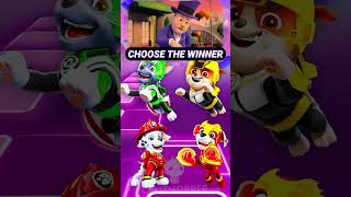 Jet Rocky vs Jet Rubble vs Marshall vs Super Marshall 2 pawpatrol tileshop shorts [upl. by Enomad678]