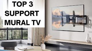 TOP 3  Meilleur Support Mural TV 2023 [upl. by Sotos591]