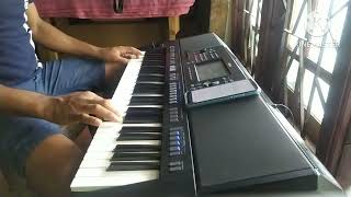 කුමුදුලියේ කැරොකේ kumuduliye sanda eliye karaoke psr sx700 [upl. by Kcirdle505]