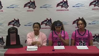 Stony Brook Womens Basketball Postgame Press Conference  Mar 3 2024 [upl. by Airegin]