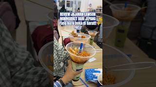 lawson minimarket jepang indonesia garut food foodlover toppoki odeng review korea ramen [upl. by Mylander]