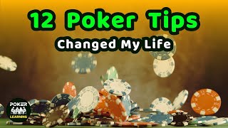 poker tips and strategy  12 tips [upl. by Nilerual]