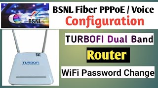 Bsnl ftth configuration कैसे करे❓ TurboFi Router Configuration Hindi [upl. by Nawtna]