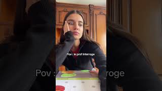 La technique de baisser les yeux qui marche jamais 🥲prof regard cours humour lycée étudiant [upl. by Fedirko]