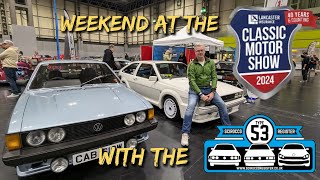 NEC Classic Motor Show 2024 on the VW Scirocco Register stand for the weekend see how I got on [upl. by Zilef]