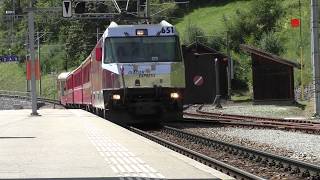 Rhätische Bahn 2017 Filisur  Landwasserviadukt [upl. by Cloris]