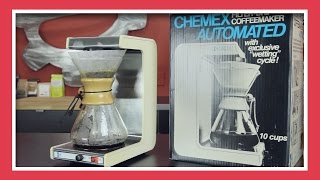 1970s Chemex Automated Brewer Brewing ASMR [upl. by Randall]