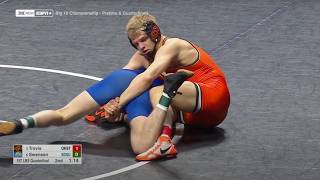 157lbs Cael Swensen South Dakota State vs Teague Travis Oklahoma State [upl. by Norri]