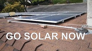 do it yourself solar panel install [upl. by Redneval657]