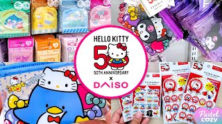 Daiso Hello Kitty 50th Anniversary Merchandise Mini Haul and Review  Sanrio Sumikko and Gashapon [upl. by Bencion902]